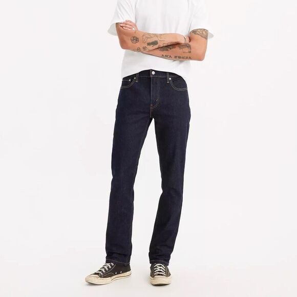 NWT $69.50 Levi's 511 Performance Coolmax Dark Wash Stretch Jeans Men Size 42x32 - Picture 1 of 11